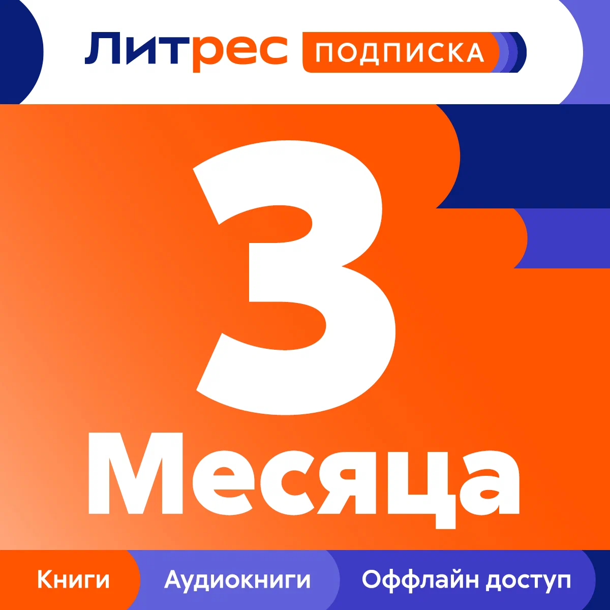 Литрес. Подписка 3 месяца